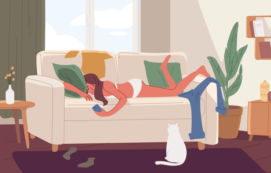 how to not feel like total trash while working&nbsp;remote